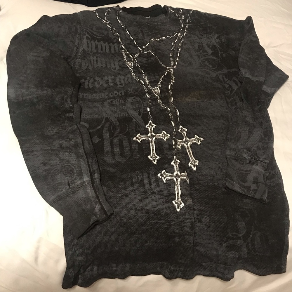 Affliction long sleeve t shirt